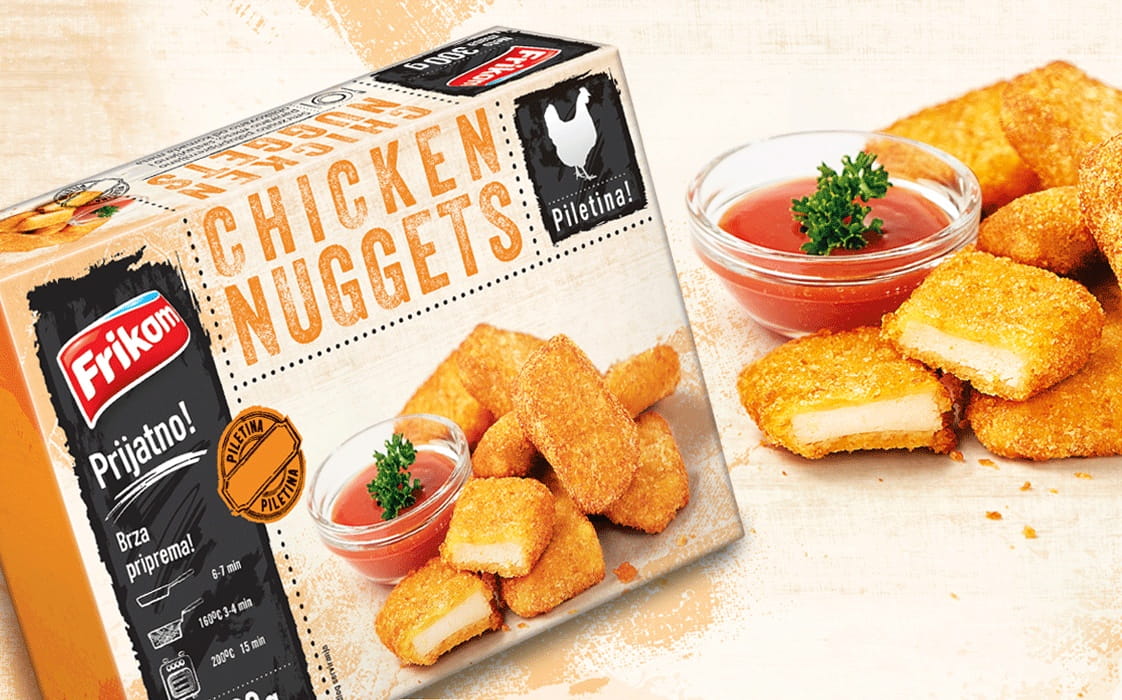Product arrangement photo for Frikom - Chicken nuggets pack